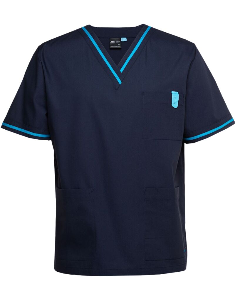 JB's  CONTRAST UNISEX SCRUBS TOP Thumbnail