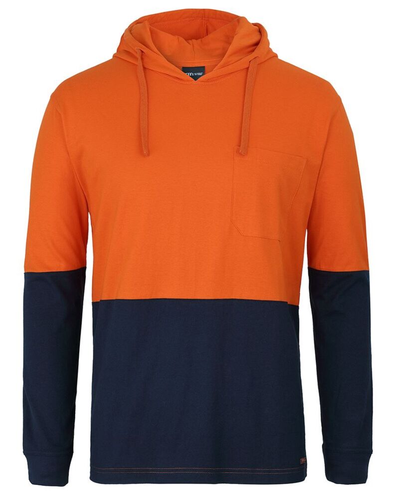 JB's  HV L/S COTTON TEE WITH HOOD Thumbnail