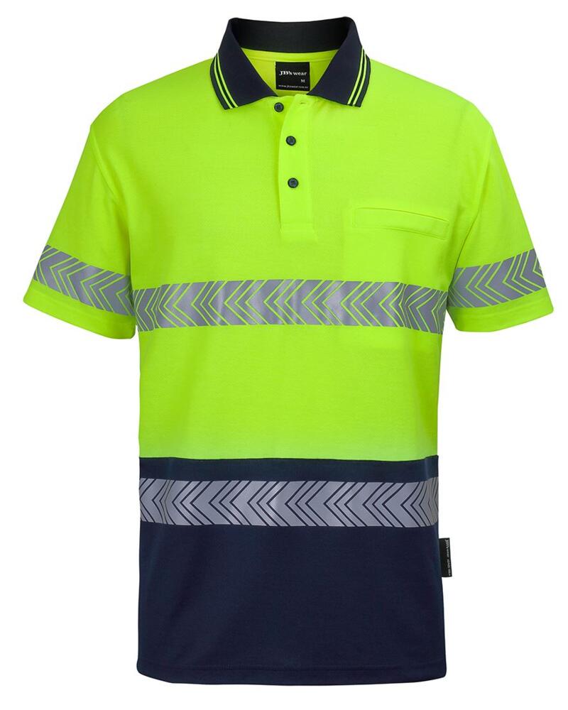 JB's HV S/S D+N C/BACK SEGMENTED TAPE POLO Thumbnail