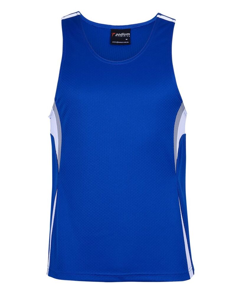 PODIUM COOL JACQUARD SINGLET Thumbnail