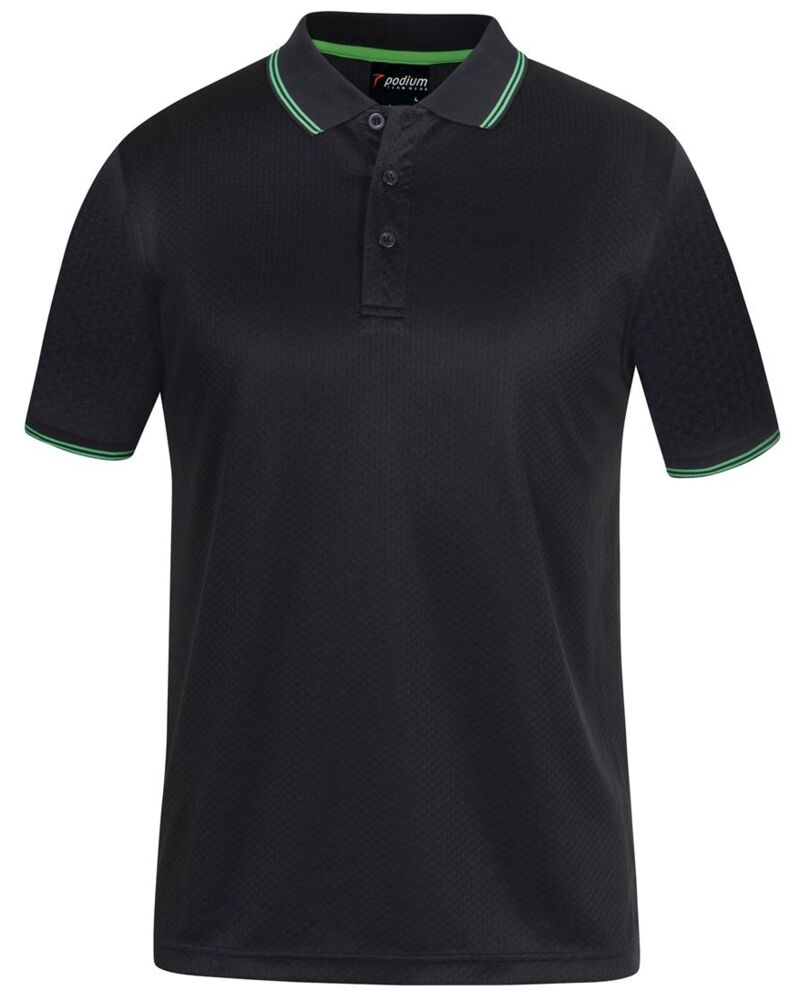 PDM  JACQUARD CONTRAST POLO Thumbnail