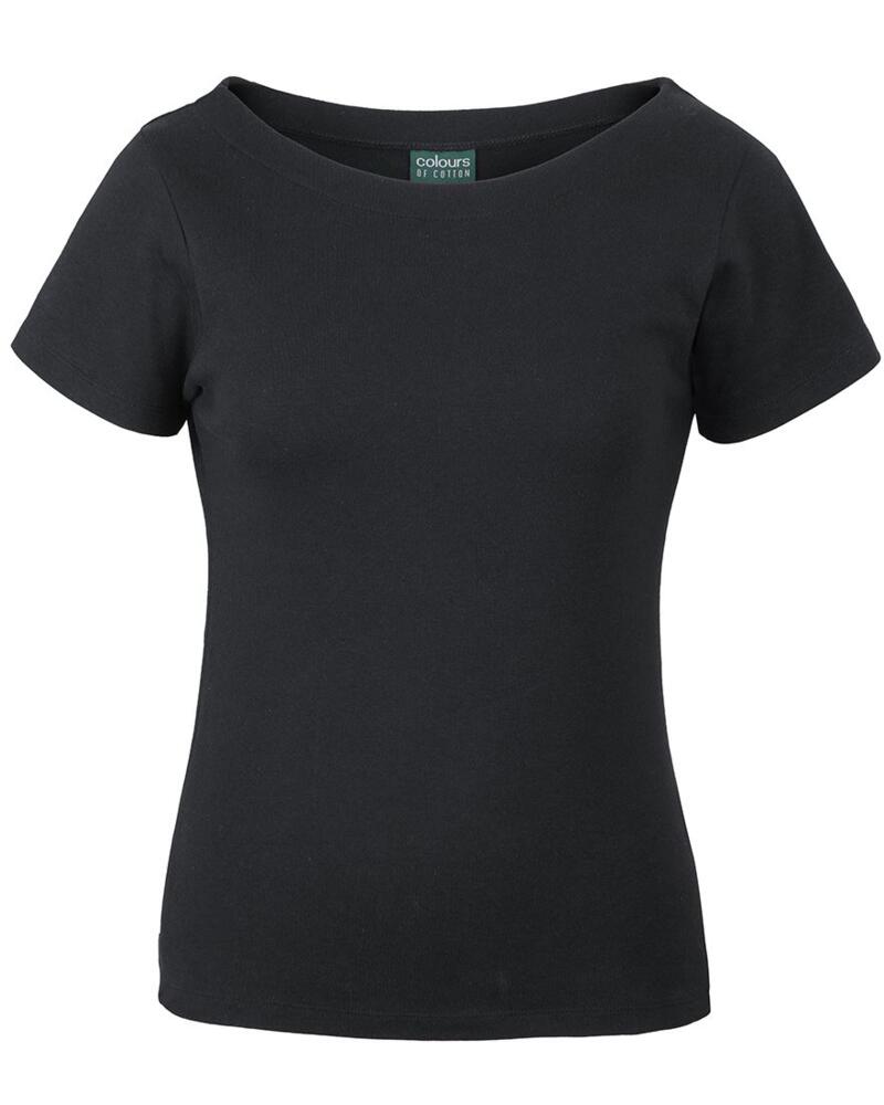 C OF C  LADIES S/S BOAT NECK TEE Thumbnail