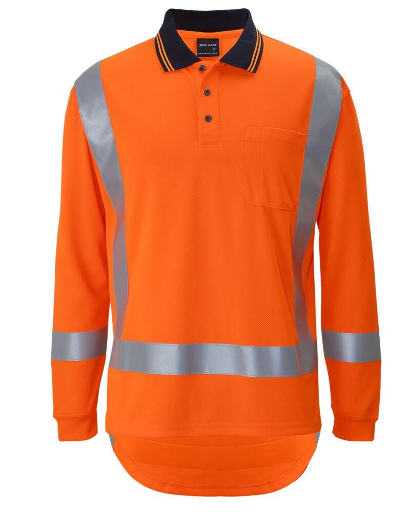 Hi Vis (D+n) L/s Non Cuff Ttmc-w17 Traditional Polo Thumbnail
