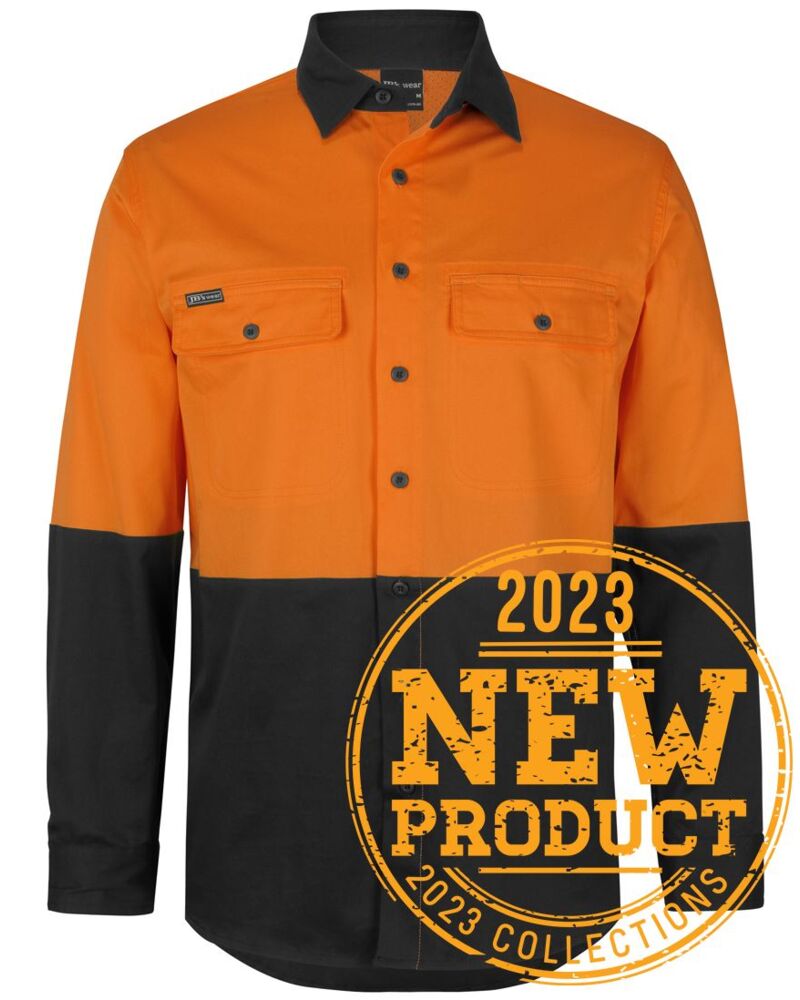 Hi Vis L/s Stretch Work Shirt Thumbnail