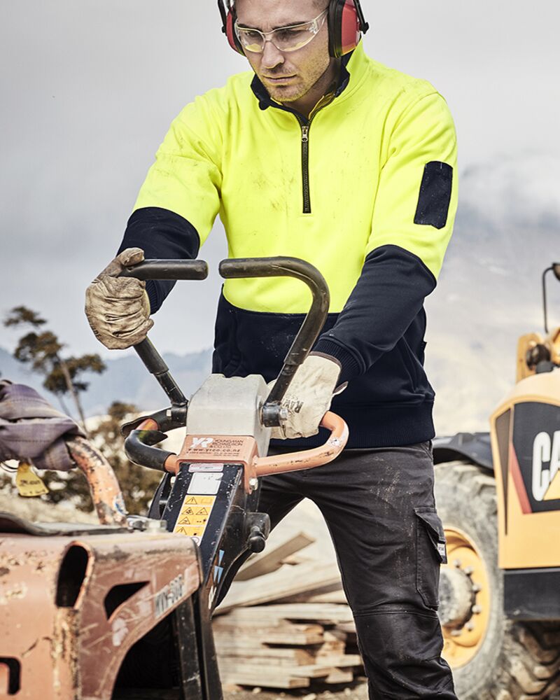 Unisex Hi Vis Half Zip Pullover Thumbnail