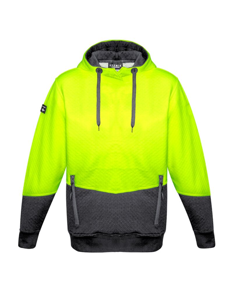Unisex Hi Vis Textured Jacquard Hoodie Thumbnail