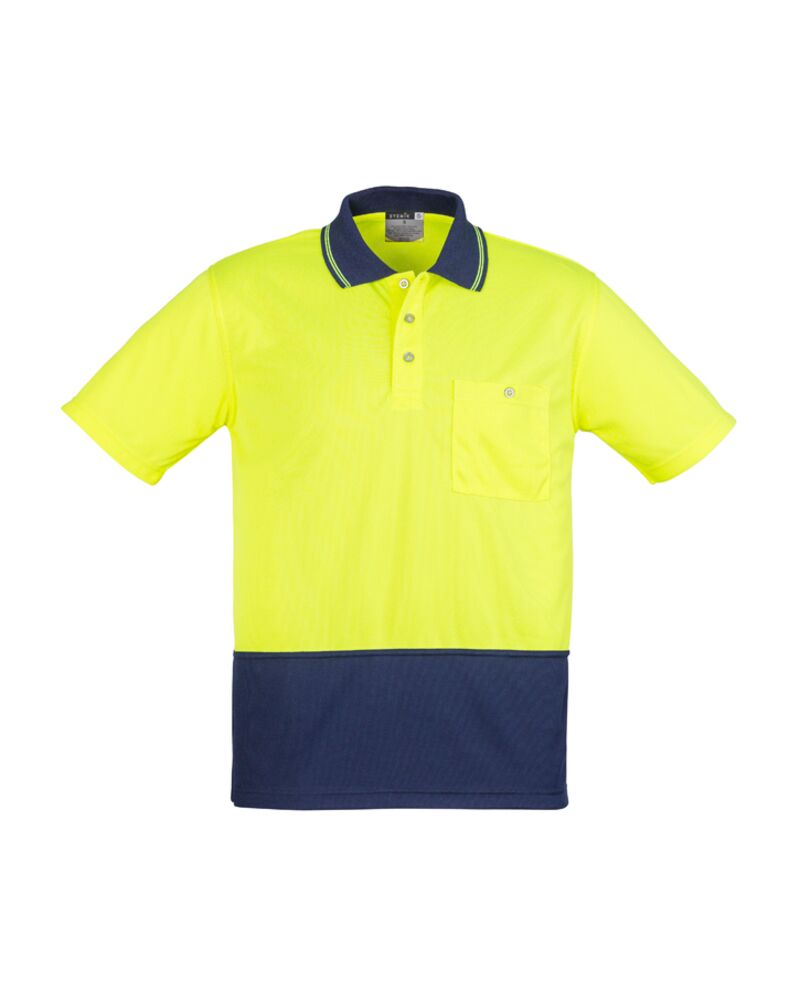 Unisex Hi Vis Basic Short Sleeve Polo Thumbnail