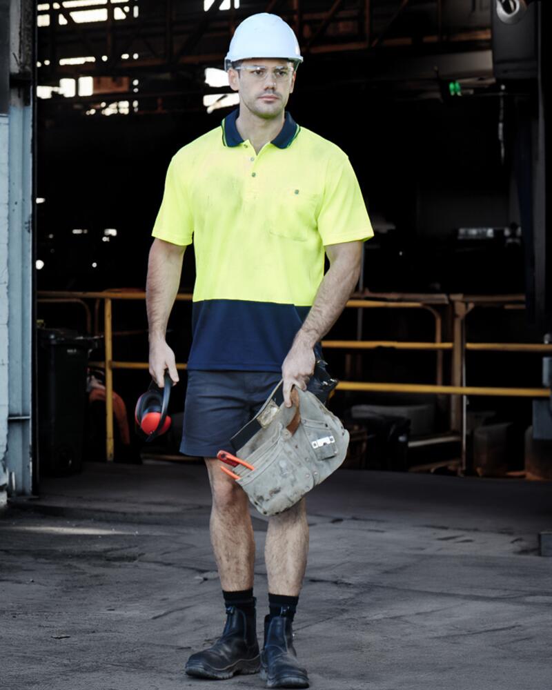 Syzmik ZH231 - Unisex Hi Vis Basic Short Sleeve Polo Thumbnail