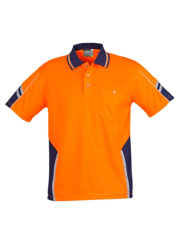 Mens Hi Vis Squad Short Sleeve Polo Thumbnail