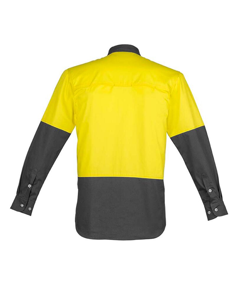 Syzmik ZW122 - Mens Industrial Long Sleeve Shirt Thumbnail