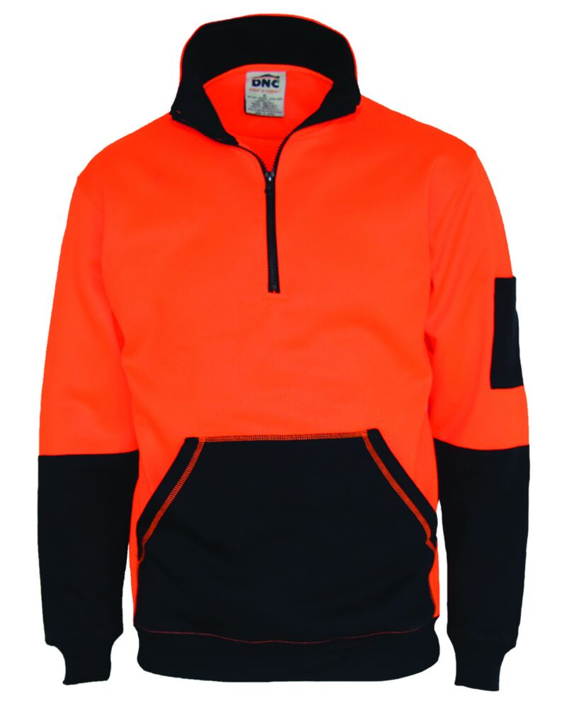 HiVis 1/2 Zip Super Fleecy Thumbnail