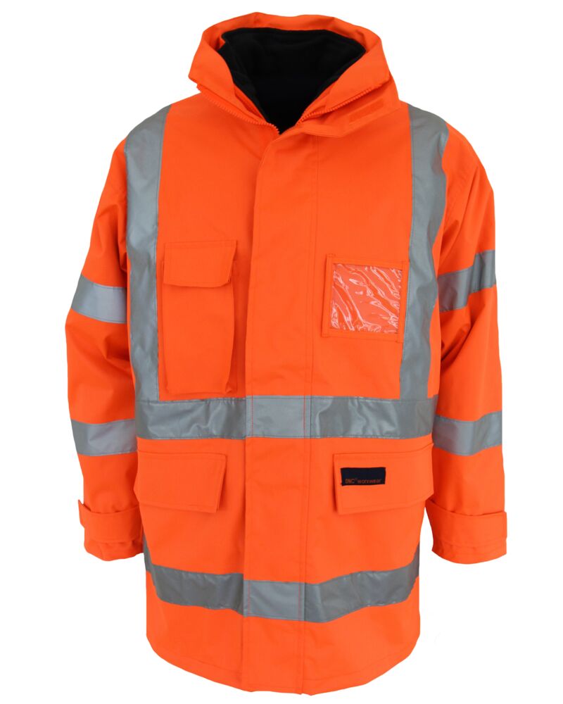 DNC Workwear HiVis "6 in 1" Breathable rain jacket Biomotion 3572 HiVis "6 in 1" Breathable rain jacket Biomotion Thumbnail