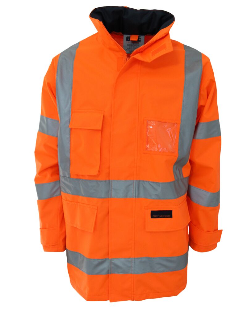 HiVis Breathable Rain Jacket Biomotion tape Thumbnail