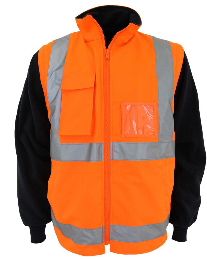 DNC Workwear HiVis "H" pattern D/N R/Vest 3965 HiVis "H" pattern D/N R/Vest Thumbnail