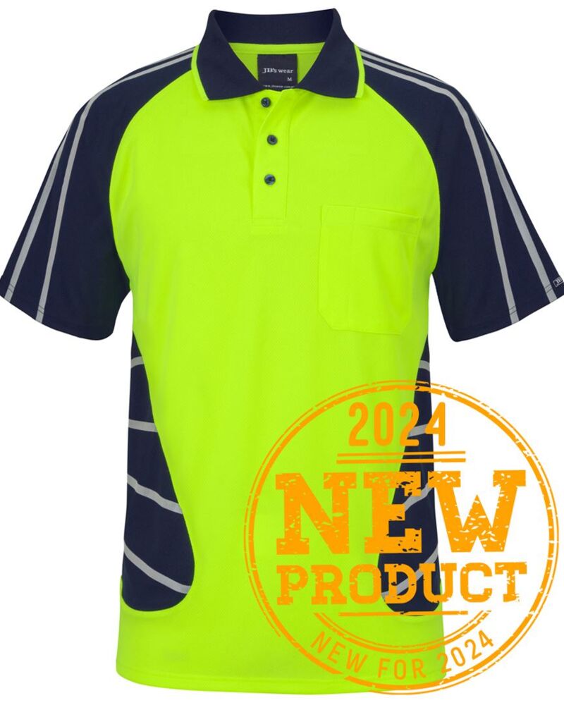 JB'S STREET SPIDER POLO WITH REFLECTIVE STRIPES Thumbnail