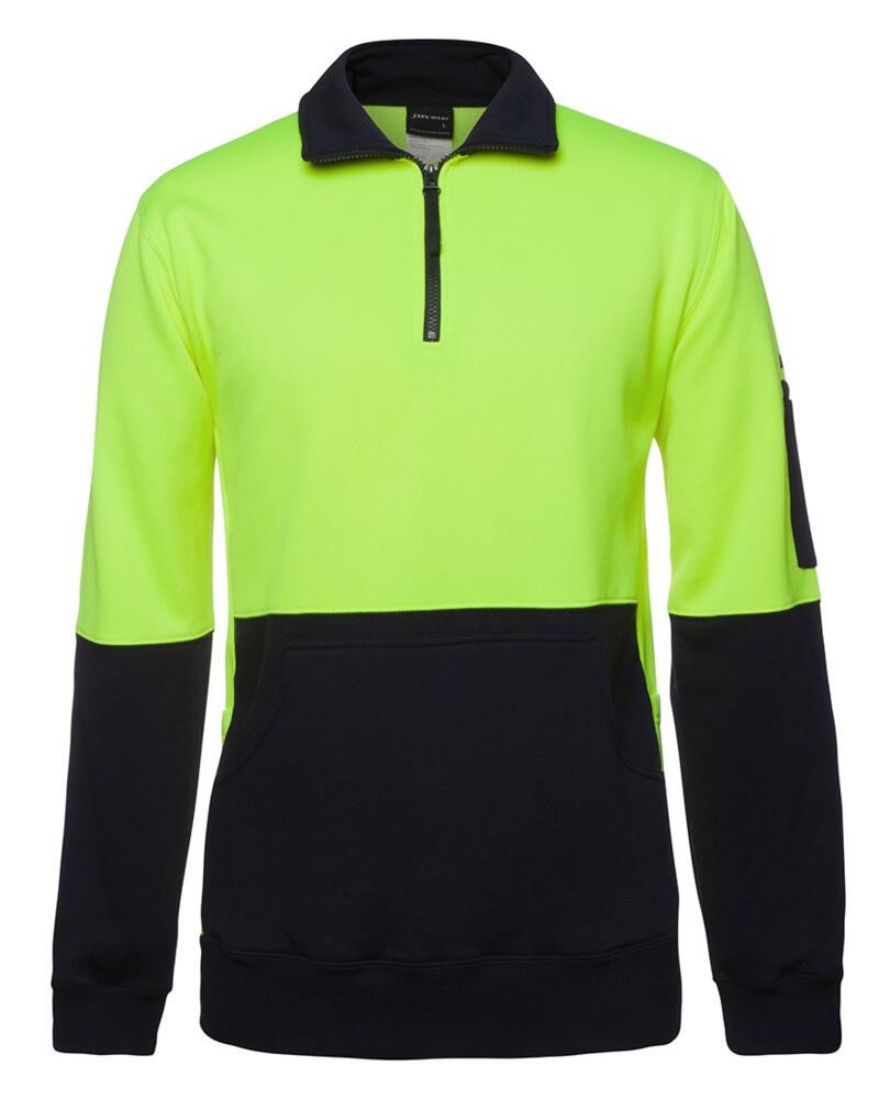 JB'S HI VIS 330G 1/2 ZIP FLEECE Thumbnail