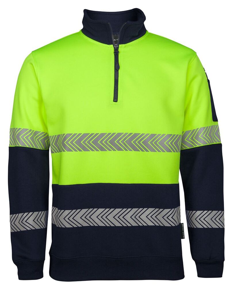 JB'S HI VIS ½ ZIP SEGMENTED TAPE FLEECY Thumbnail
