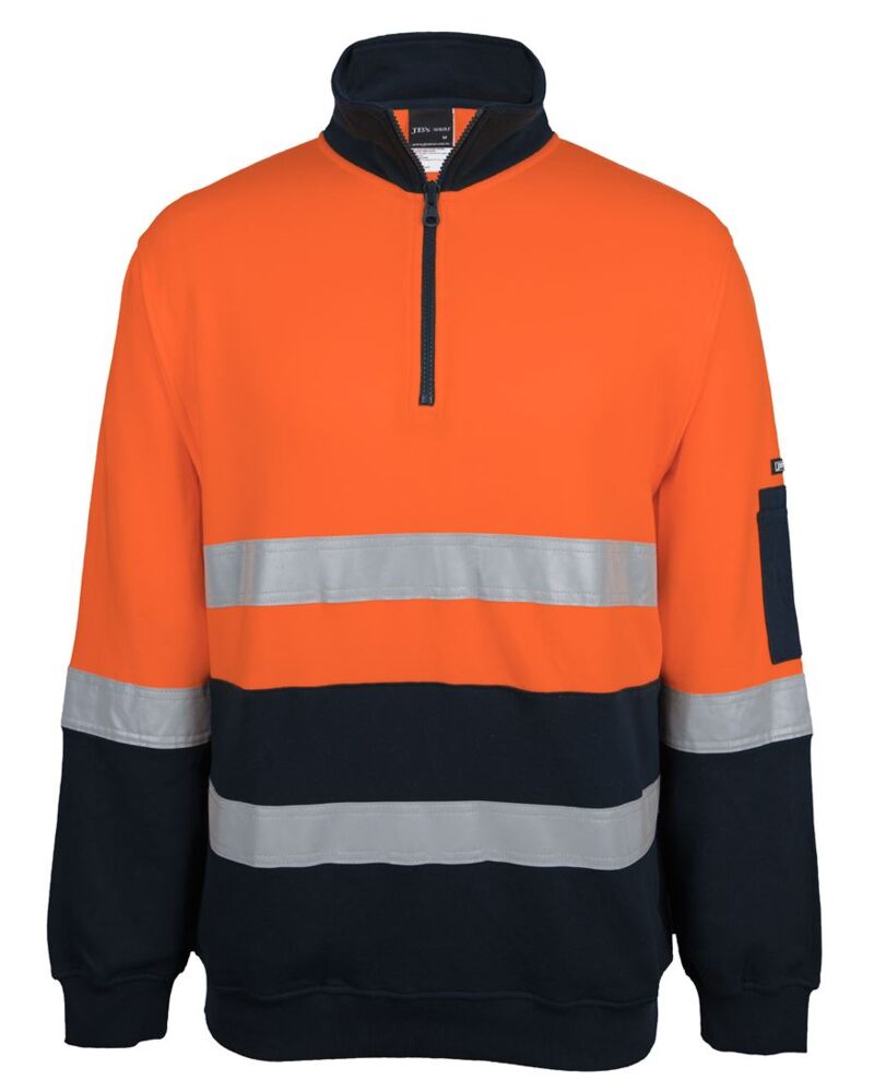 JB'S HV (D+N) 310 COTTON 1/2 ZIP FLEECE Thumbnail