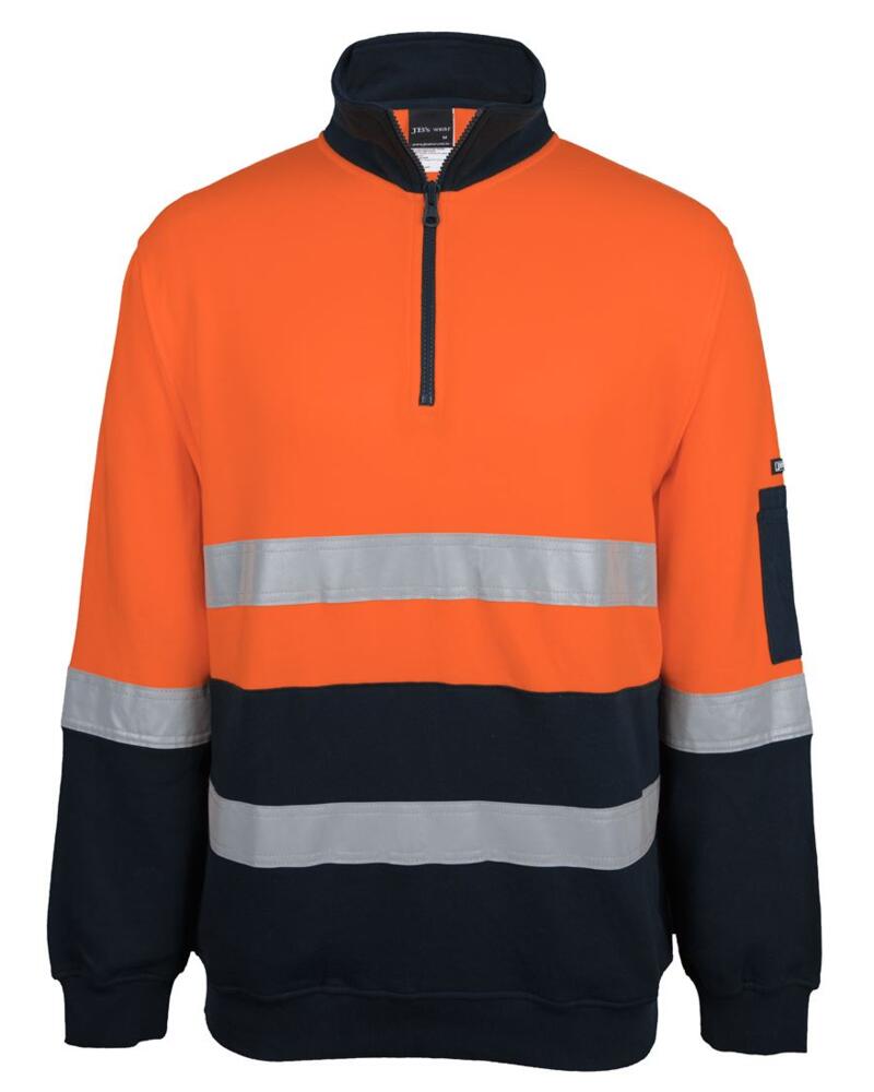 JB'S HV (D+N) 310 COTTON 1/2 ZIP FLEECE Thumbnail