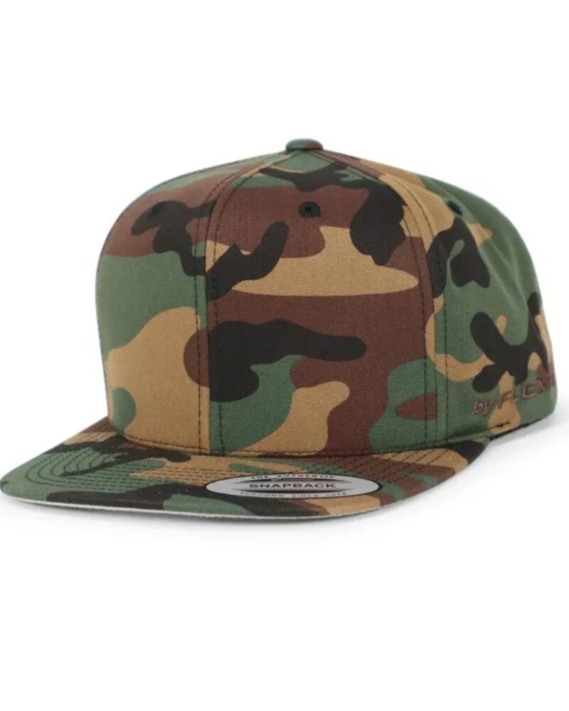 Classic Flat Peak Cap – Green Camo Thumbnail