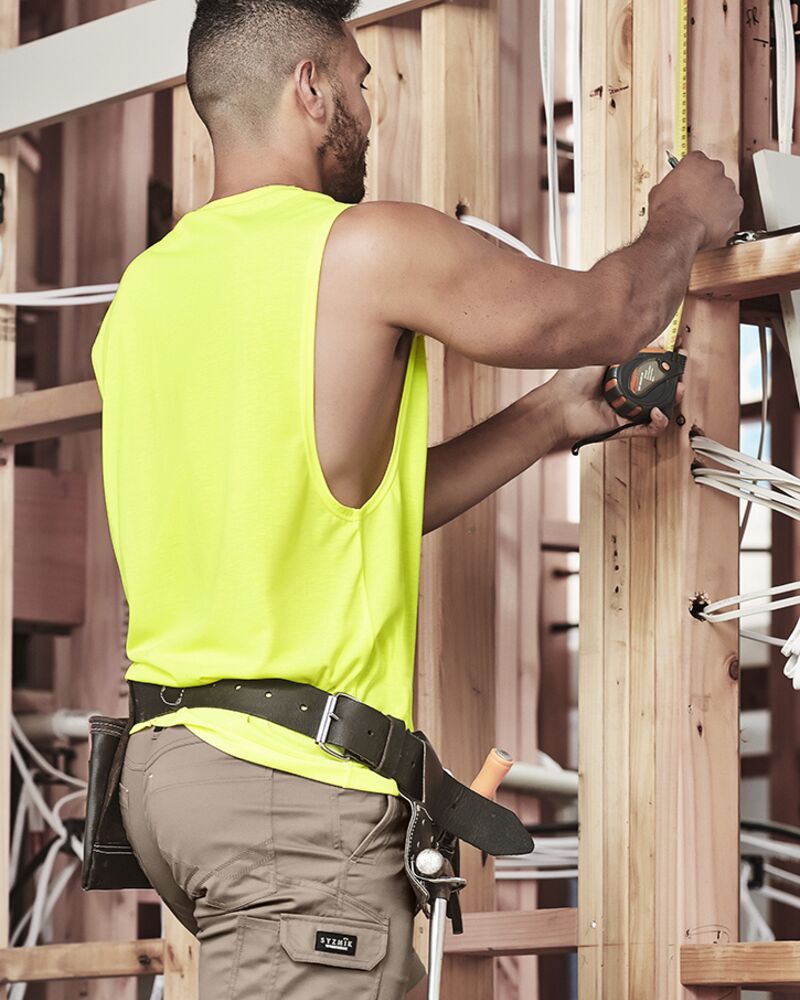 Mens Hi Vis Sleeveless Tee Thumbnail