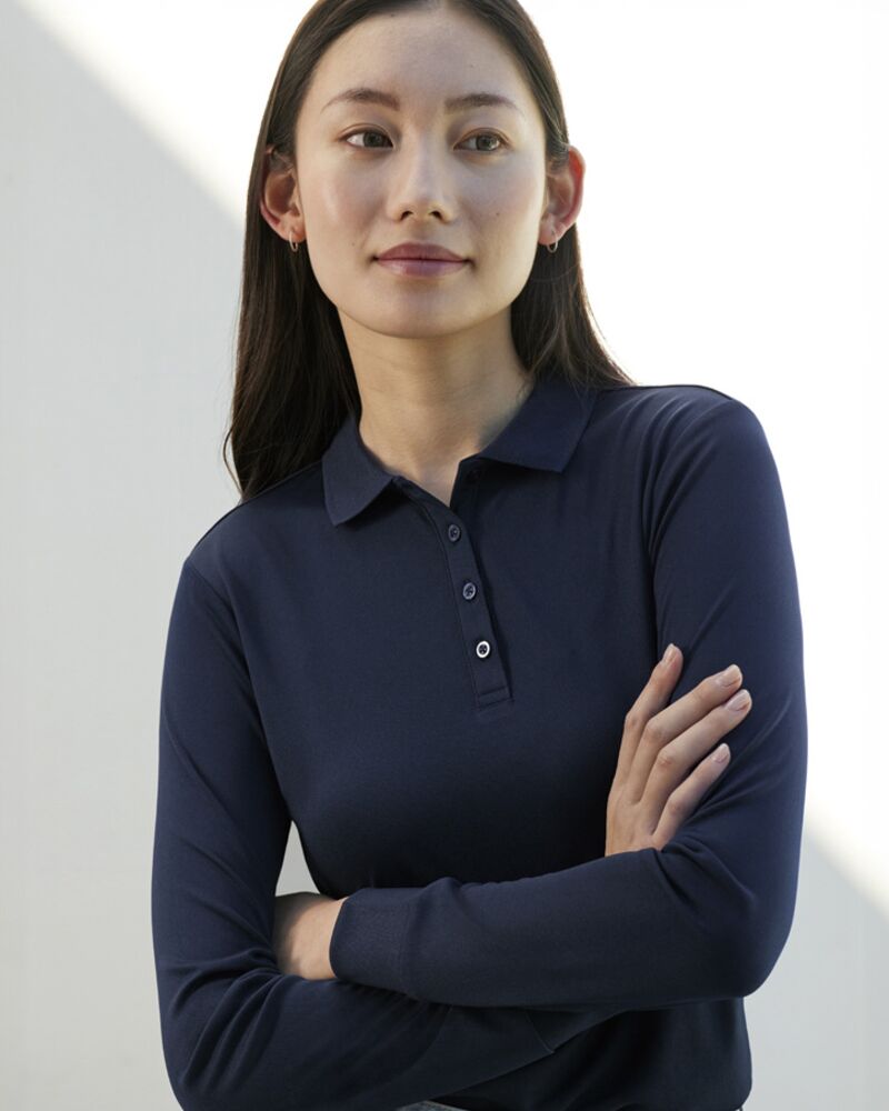 Womens Action Long Sleeve Polo Thumbnail