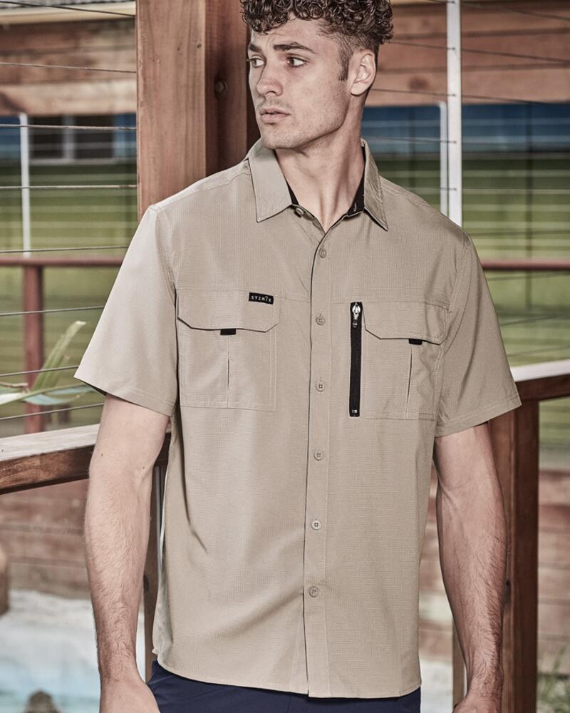 Syzmik ZW465 - Mens Outdoor Short Sleeve Shirt Thumbnail