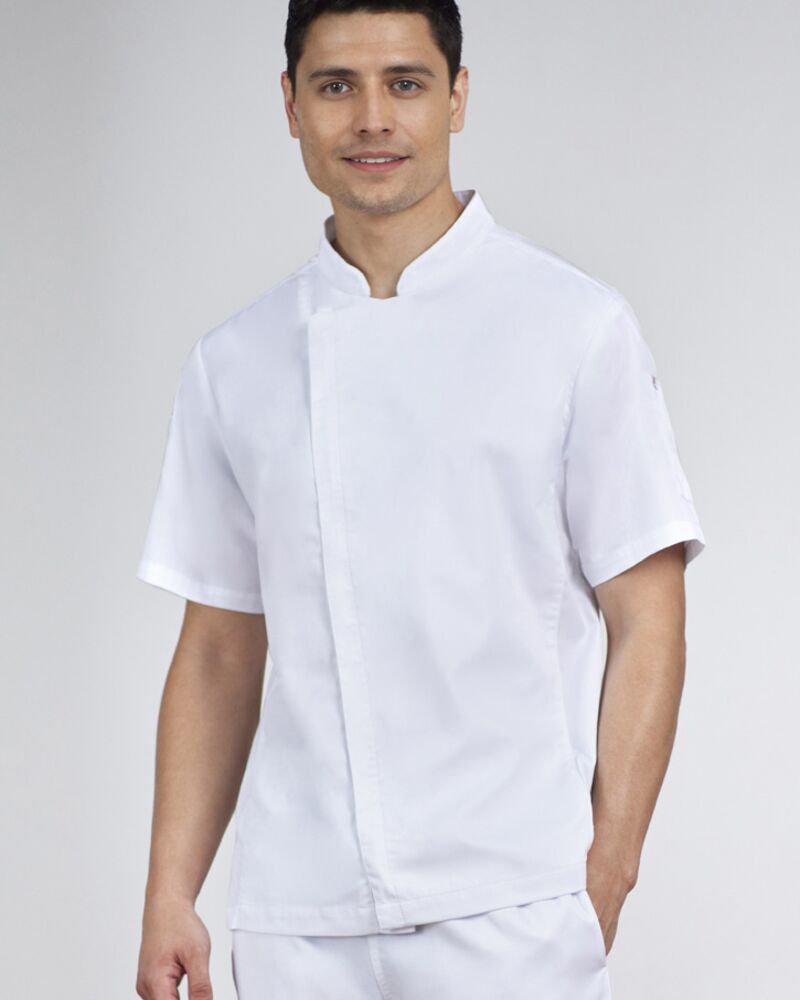 Mens Alfresco Short Sleeve Chef Jacket Thumbnail