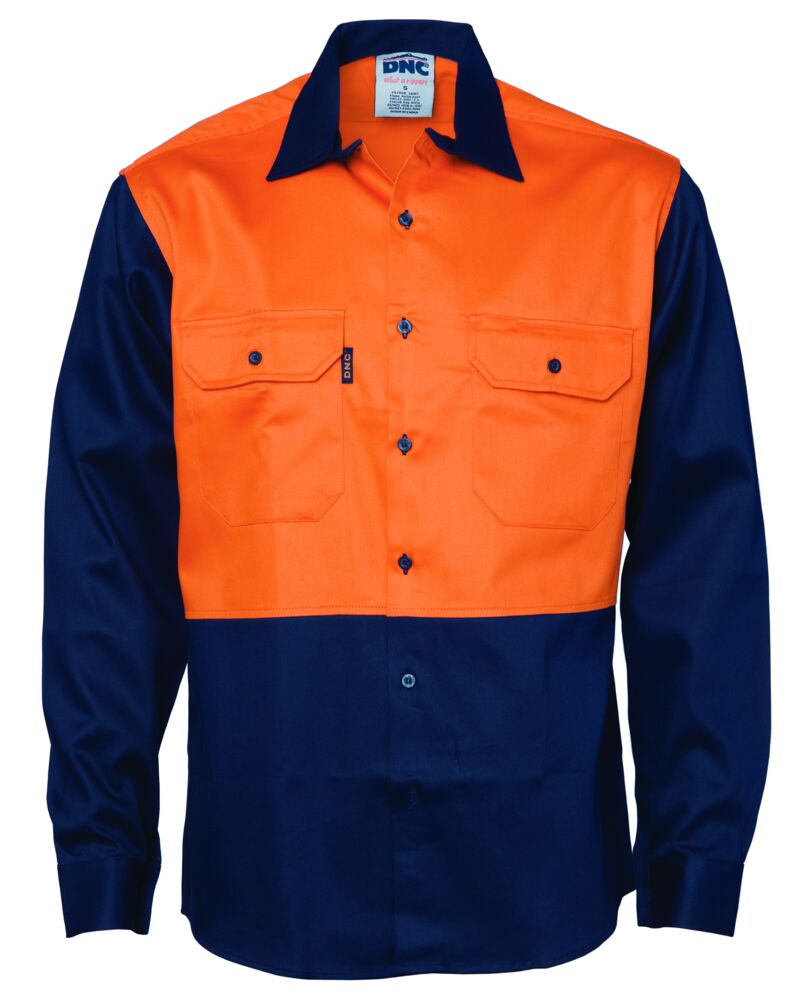 Patron Saint® Flame Retardant Two Tone Drill Shirt - L/S Thumbnail