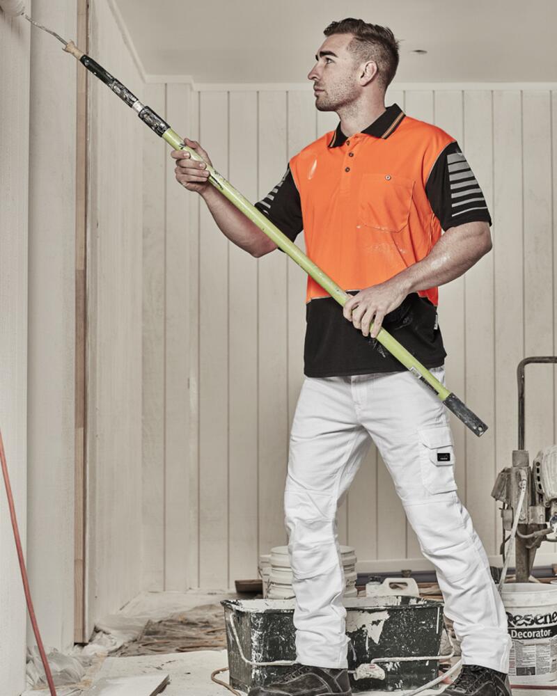  Mens Hi Vis Zone Short Sleeve Polo Thumbnail