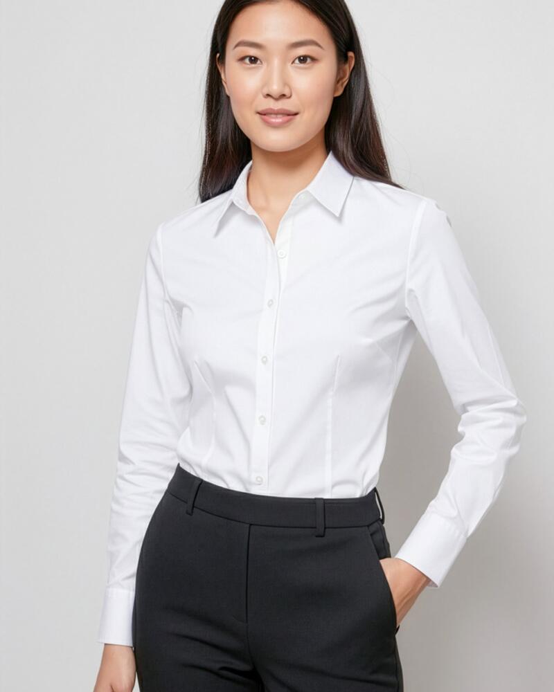 Biz Collection S118LL - Luxe Womens Long Sleeve Shirt Thumbnail