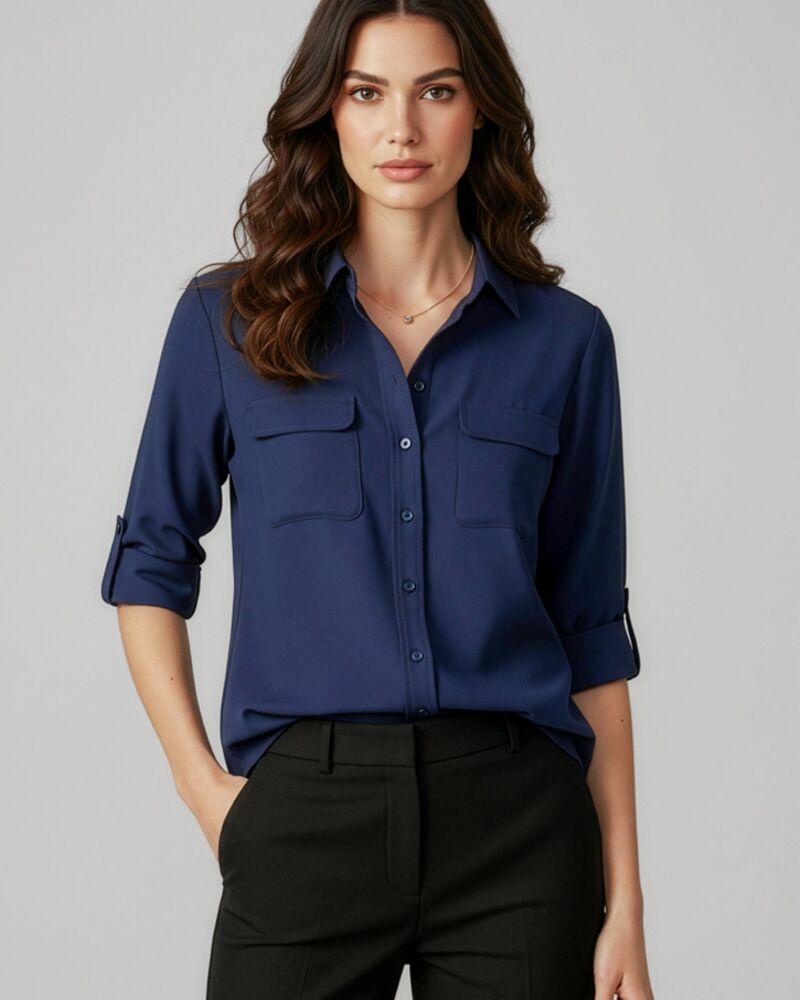 Madison Womens Long Sleeve Shirt Thumbnail
