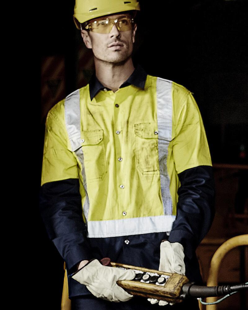 Mens Industrial Long Sleeve Shirt - Shoulder Taped Thumbnail