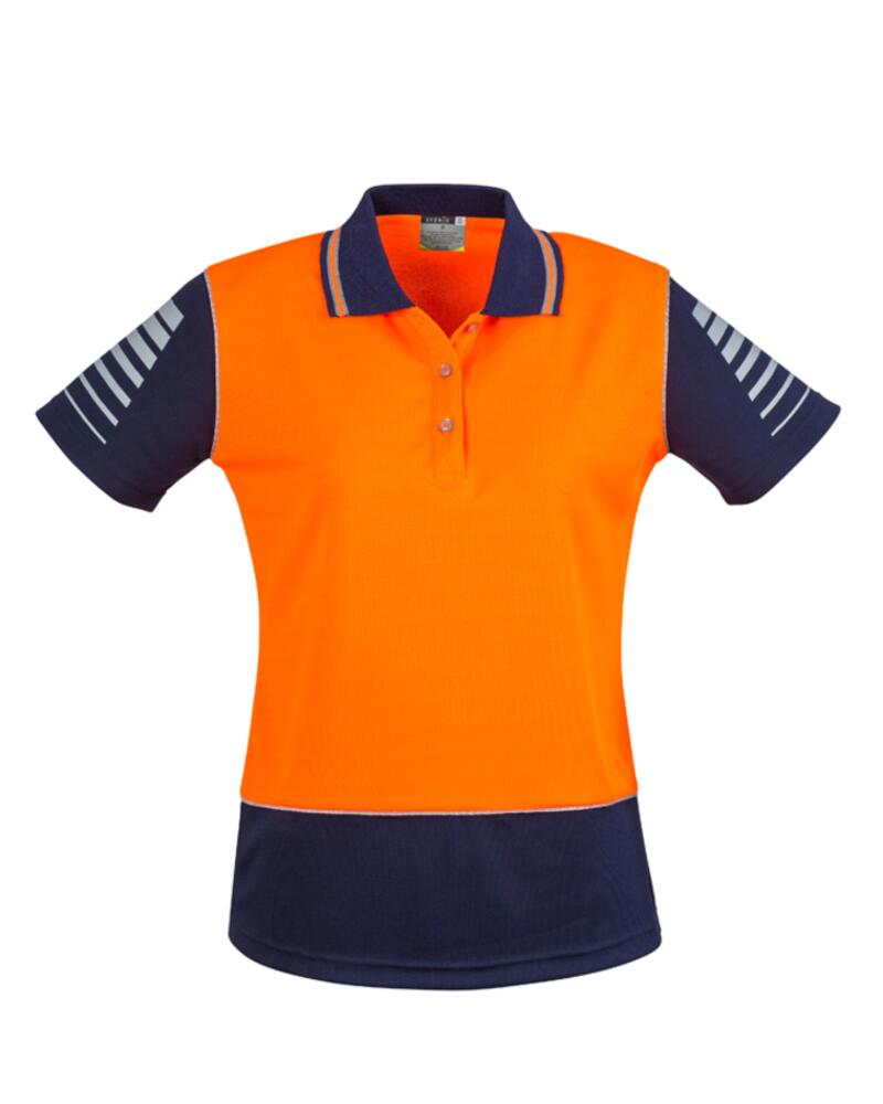 Womens Hi Vis Zone Short Sleeve Polo Thumbnail