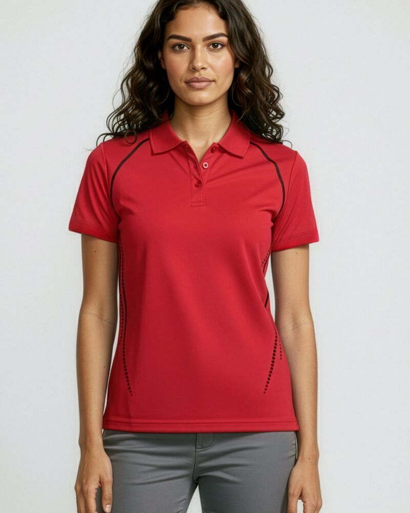 Cyber Womens Short Sleeve Polo Thumbnail