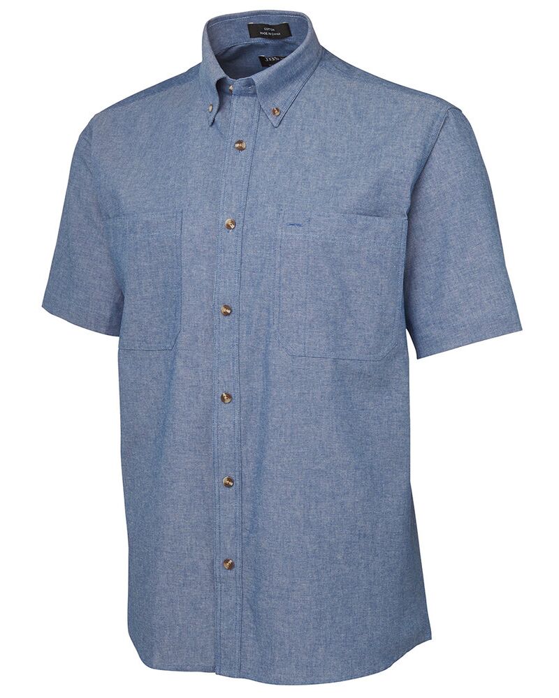 JB's S/S Cotton Chambray Shirt Thumbnail