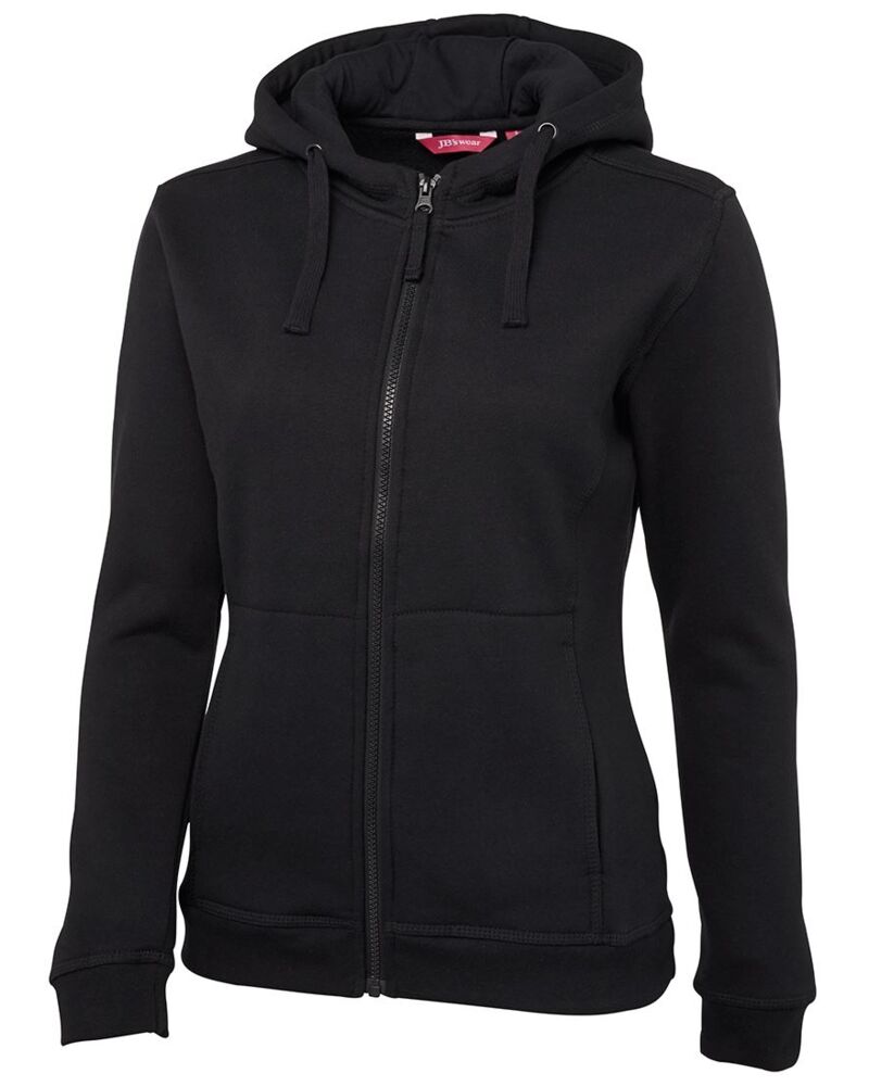 JB's Ladies Full Zip Fleece Hoodie Thumbnail