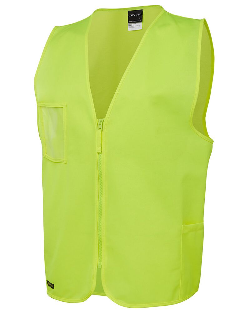 JB's Hi Vis Zip Safety Vest Thumbnail