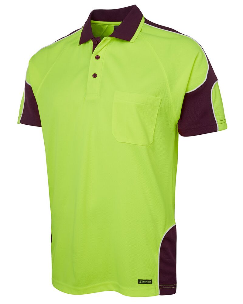 JB's Hi Vis 4602.1 S/S Arm Panel Polo Thumbnail