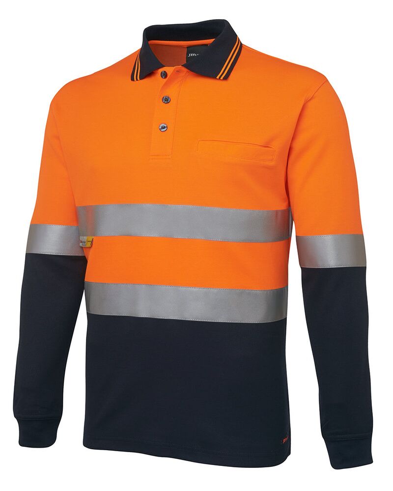 JB's Hi Vis L/S (D+N) Trad Polo Thumbnail