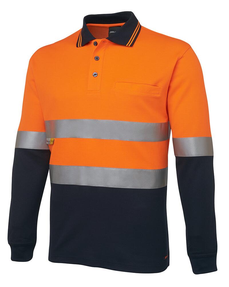 JB's Hi Vis L/S (D+N) Trad Polo Thumbnail