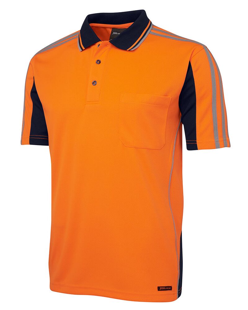 JB's Hi Vis 4602.1 S/S Arm Tape Polo Thumbnail