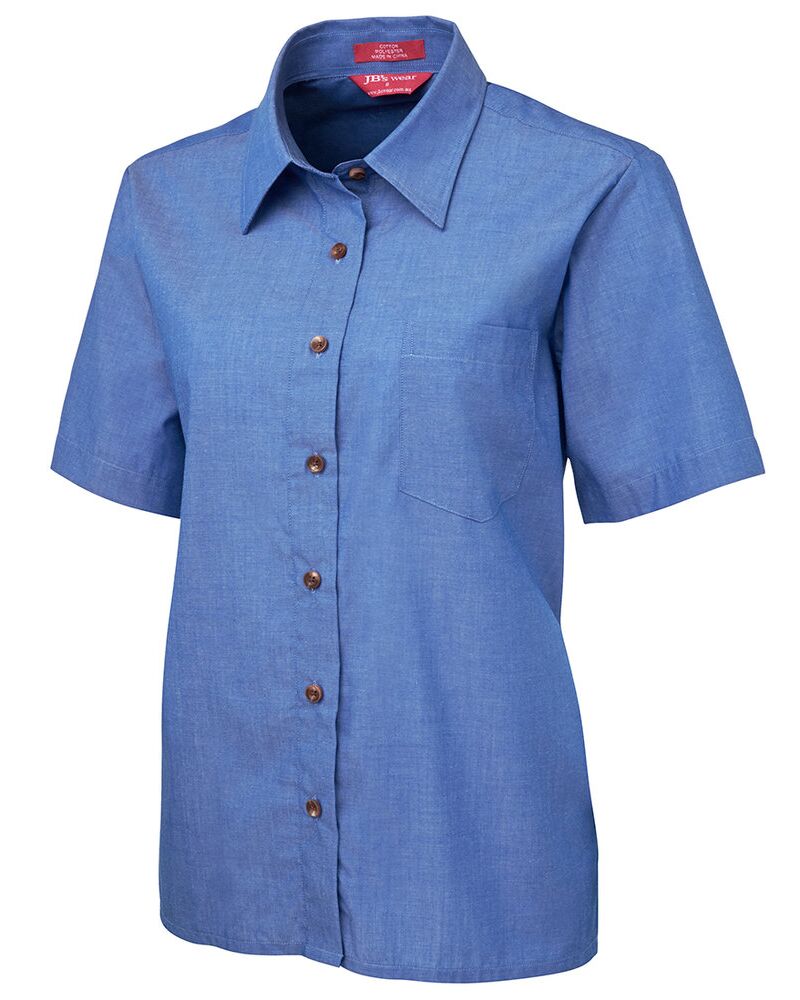 JB's Ladies S/S Indigo Shirt Thumbnail