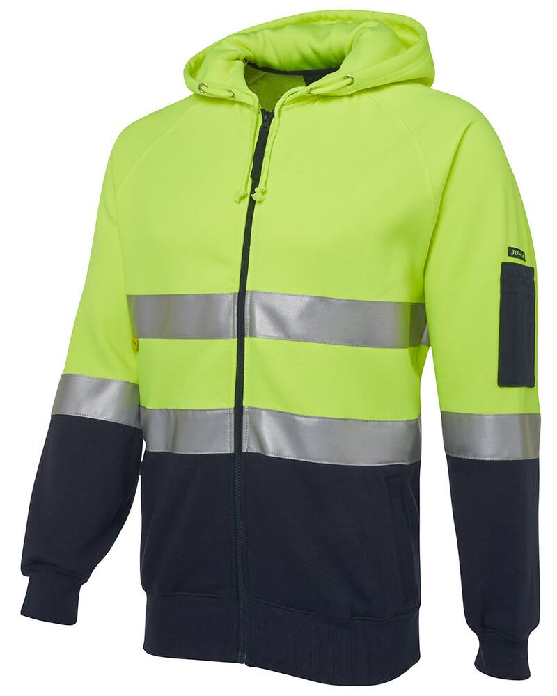 JB's Hi Vis (D+N) Fleecy Hoodie Thumbnail