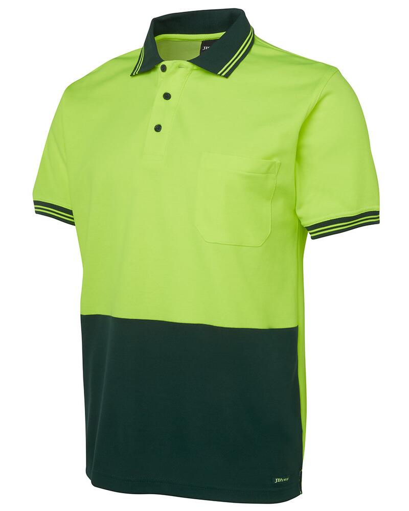 JB's Hi Vis S/S Cotton Back Polo Thumbnail