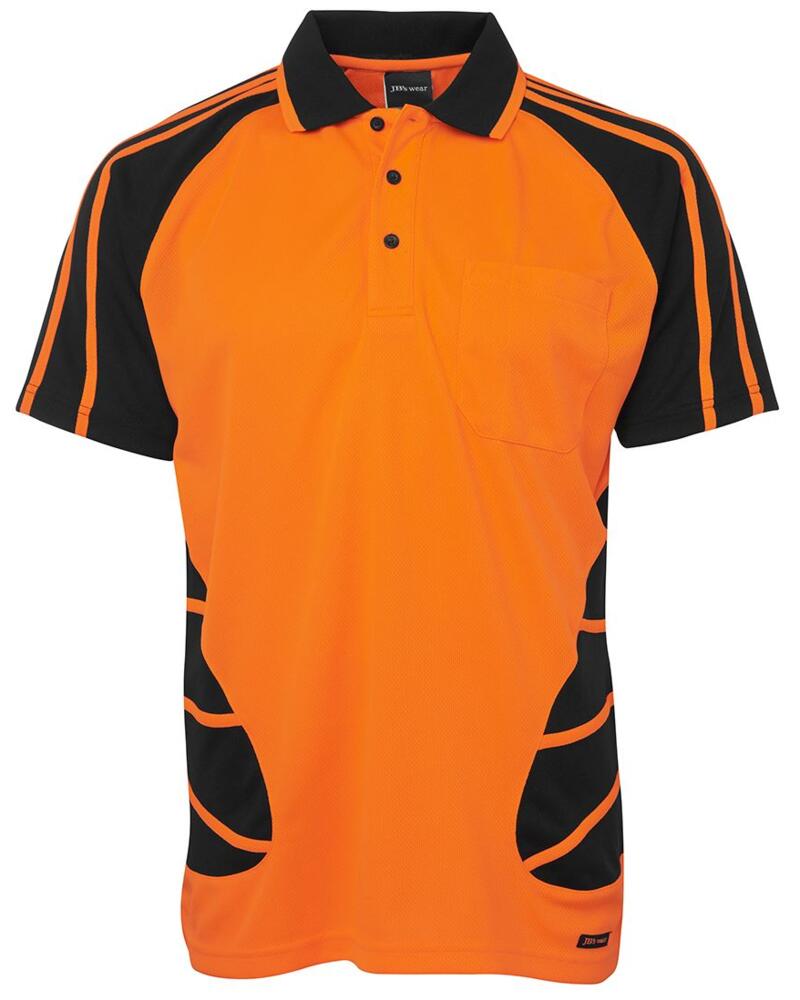 JB's Hi Vis S/S Spider Polo Thumbnail