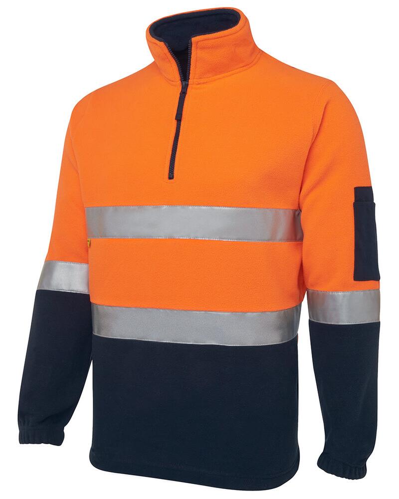 JB's Hi Vis (D+N) 1/2 Zip Polar Fleece Thumbnail