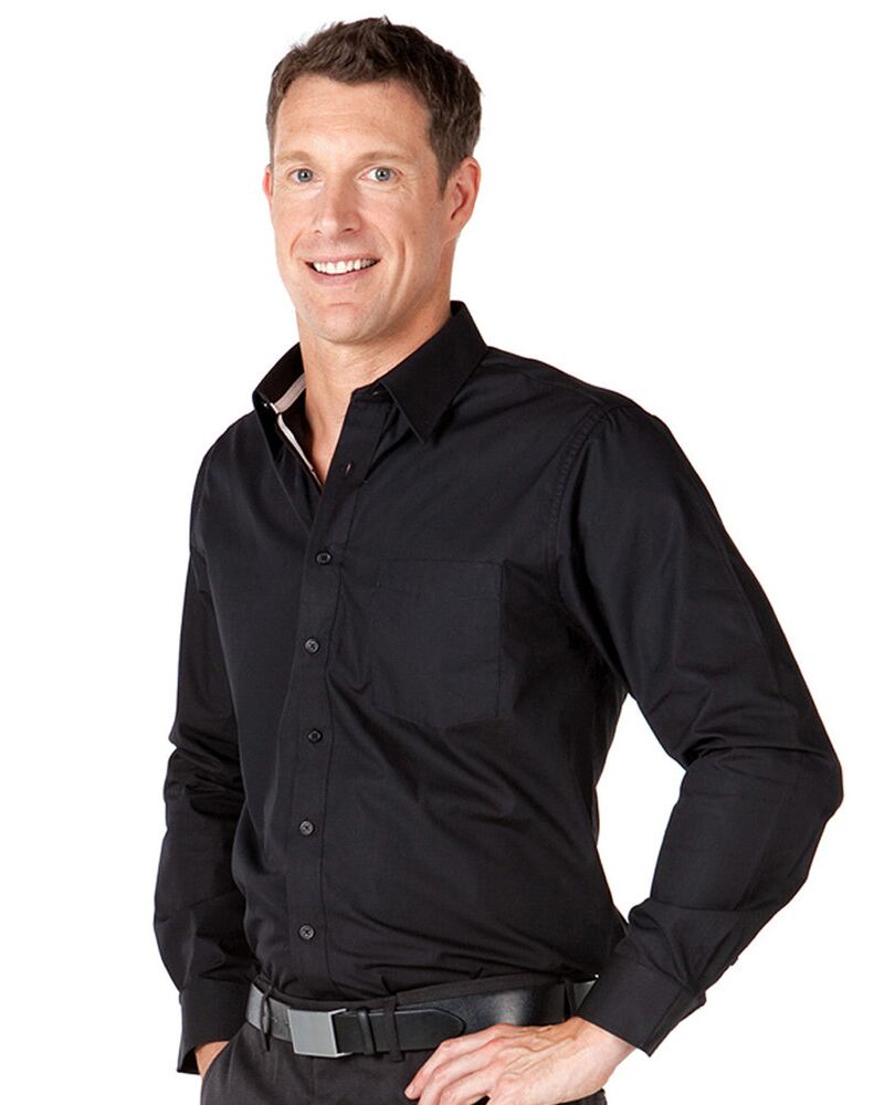 JB's L/S Contrast Placket Shirt Thumbnail