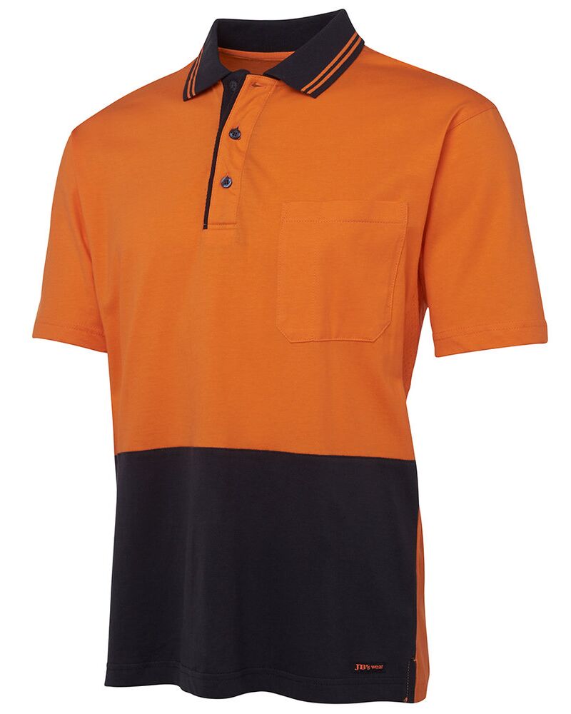 JB's Hi Vis S/S Cotton Polo Thumbnail