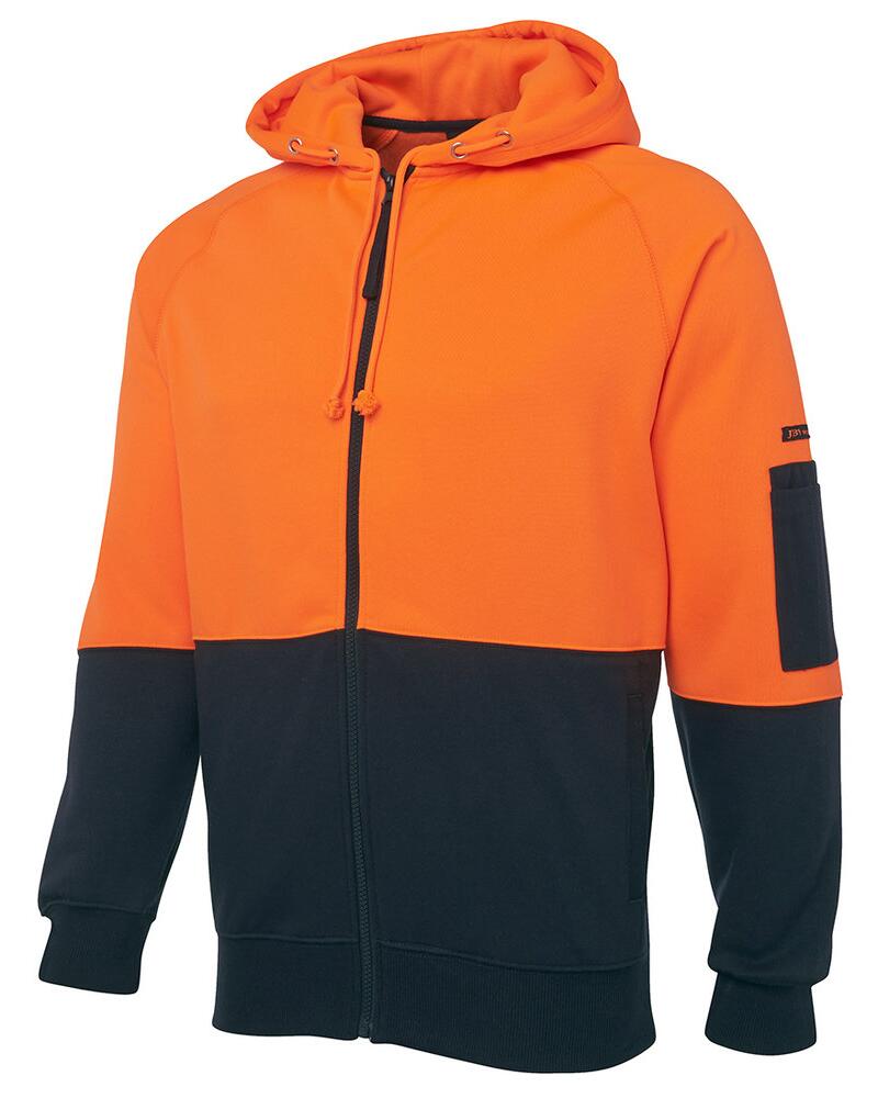 JB's Hi Vis Fleecy Hoodie Thumbnail
